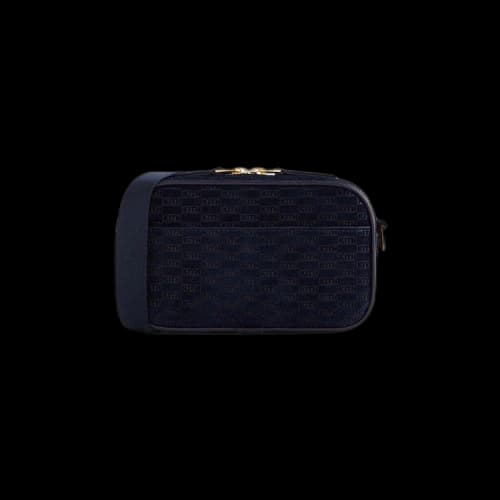 Kith Monogram Suede Crosswalk K20 Bag 'Ink'