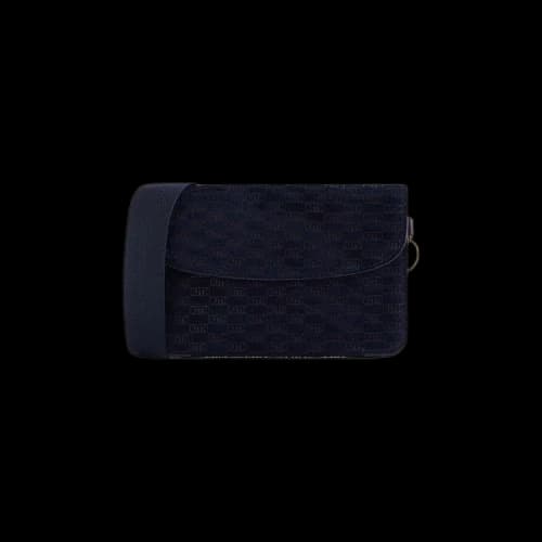 Kith Monogram Suede Envelope K20 Bag 'Ink'