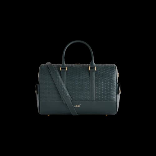 Kith Monogram Leather Explorer Traveler K40 Duffle Bag 'Stadium'