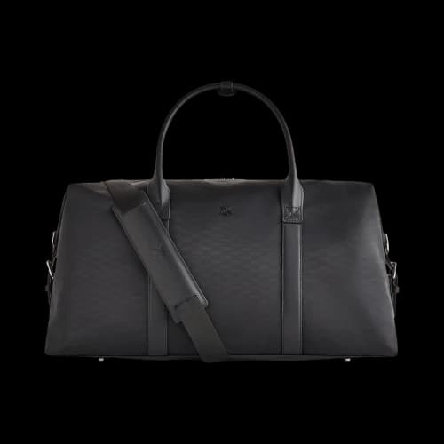 Kith Monogram Nylon Leather Duffle Bag 'Black'