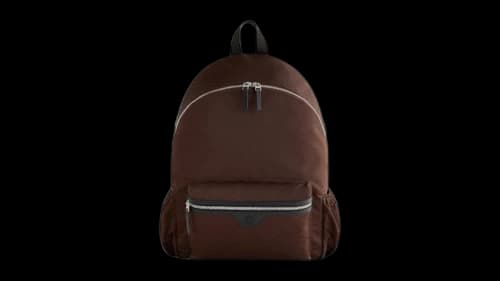 Kith Monogram Nylon Jacquard Backpack Dark Roast