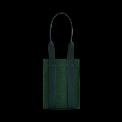 Kith Monogram Canvas Wine Tote Bag 'Conifer'