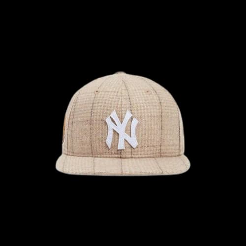 Kith x New Era For New York Yankees Plaid Fitted Hat 'Canvas'