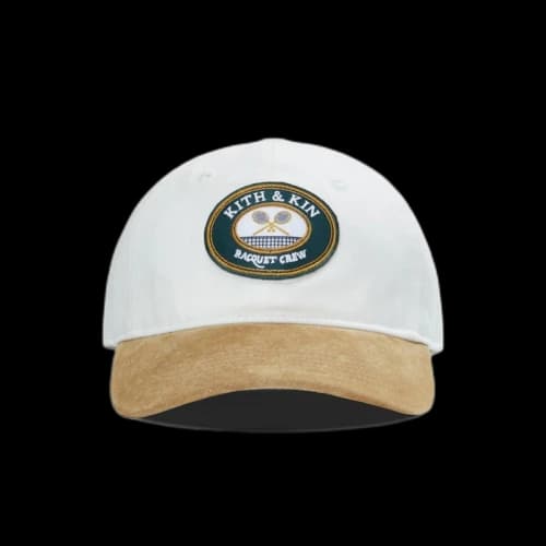 Kith x Wilson Racquet Crew Cap White