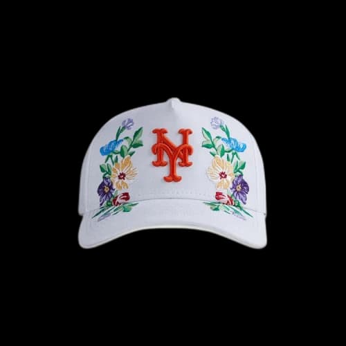 Kith & New Era For Mets Floral Oxford Pinch Crown 'Sandrift'
