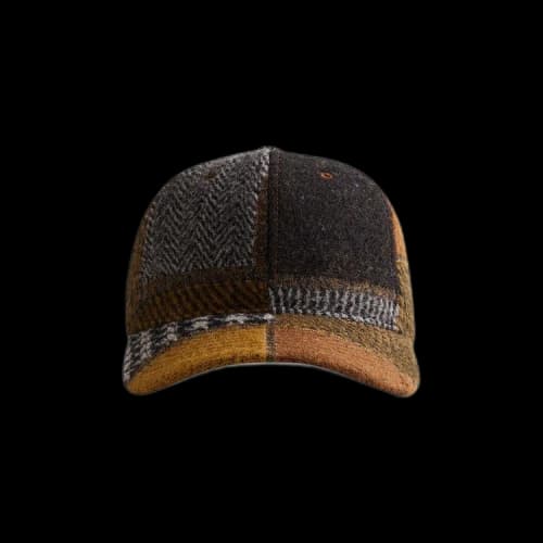 Kith Patchwork Print Serif Cap 'Chestnut'