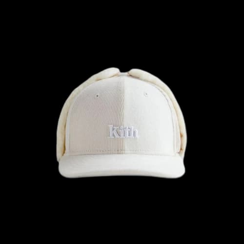 Kith For New Era Serif Ear Flap Fitted Cap 'Sandrift'
