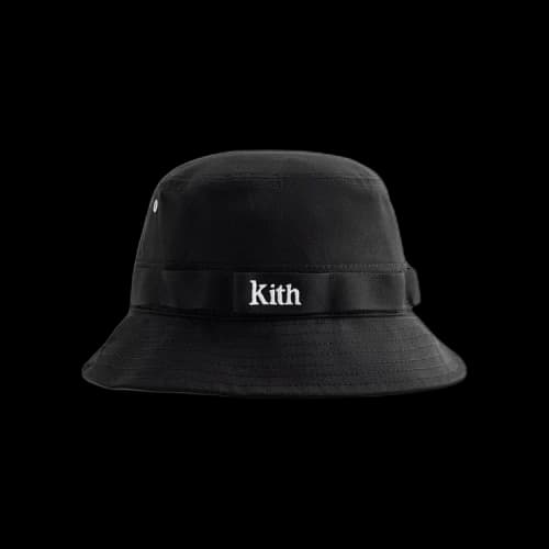 Kith Multi-Loop Serif Bucket Hat 'Black'