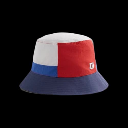 Kith For Wilson Emblem Logo Colorblocked Bucket Hat 'Rival'