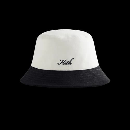 Kith Two Tone Wool Script Bucket Hat 'Black'