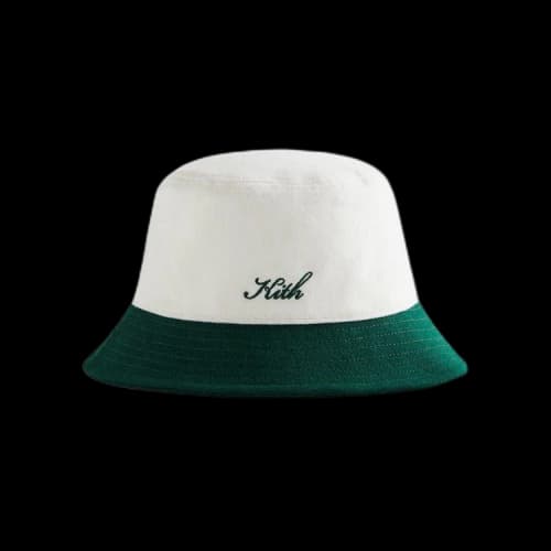 Kith Two Tone Wool Script Bucket Hat 'Fairway'