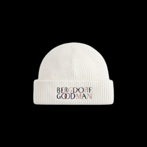 Kith For Bergdorf Goodman Mia Chunky Knit Beanie 'Sandrift'