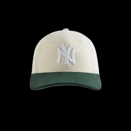Kith & '47 for New York Yankees Unstructured Wool Fitted With Suede Brim Sandrift