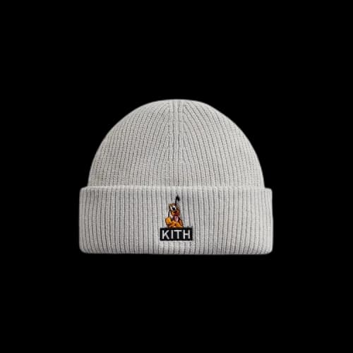 Kith For Mickey & Friends Pluto Mia Beanie 'Light Heather Grey'