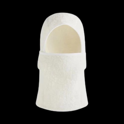 Kith 101 x Auralee Wool Milton Balaclava Sandrift