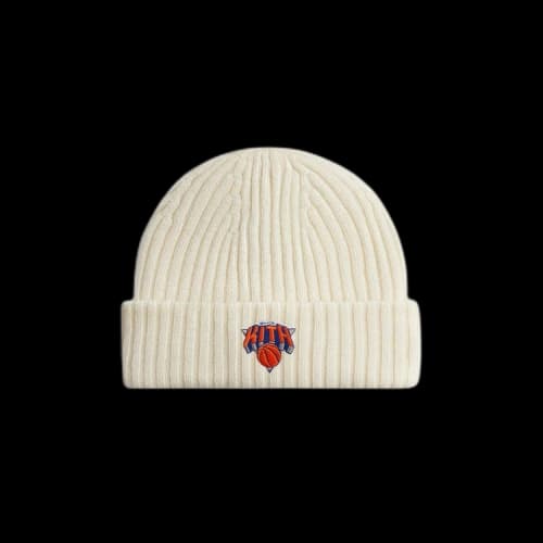 Kith For The New York Knicks Logo Beanie 'Sandrift'