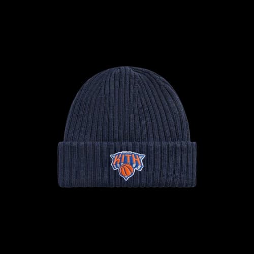 Kith For The New York Knicks Superman Logo Beanie 'Nocturnal'