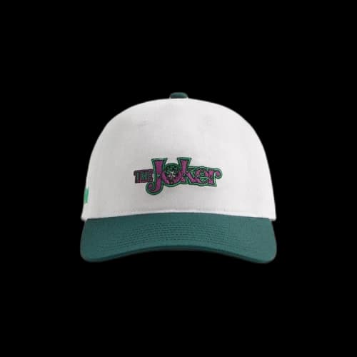 Kith x Batman Joker Twill Low Pinch Crown Snapback 'White'