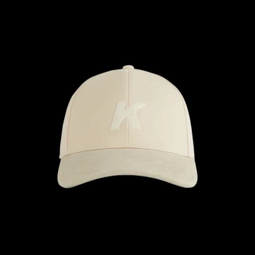 Kith Crochet K Aaron Classic Cap With Suede Brim 'Sandrift'