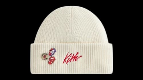 Kith x The Rolling Stones Mia Beanie Sandrift