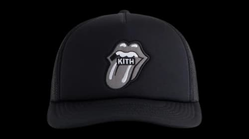 Kith x The Rolling Stones Nolan Trucker Hat Black