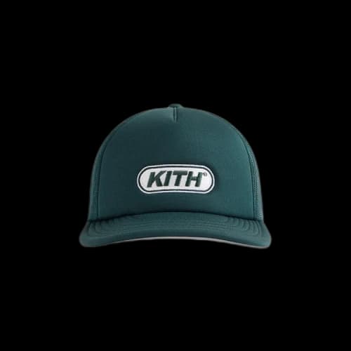 Kith Poly Foam Fast Logo Patch Nolan Trucker Hat 'Stadium'