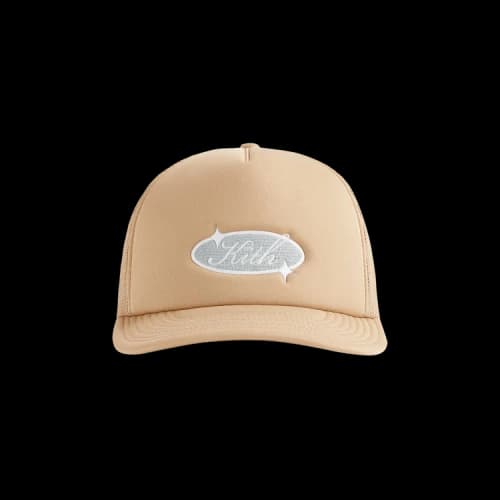 Kith Freeway Logo Poly Foam Nolan Trucker Hat 'Canvas'