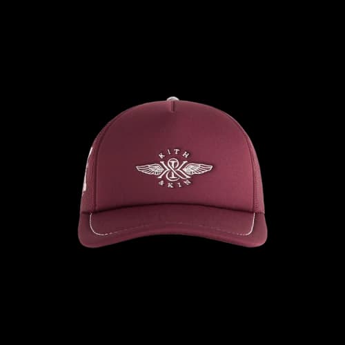 Kith Pick Stitch Poly Nolan Trucker Hat 'Magma'