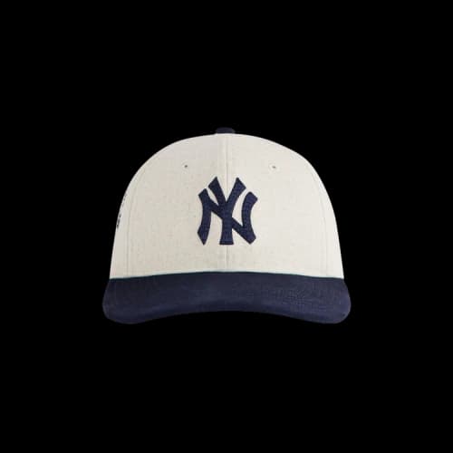 Kith & New Era For The New York Yankees Two-Tone Heavy Twill Franchise LS Cap 'Sandrift'