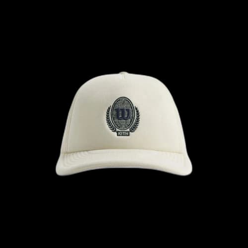 Kith x Wilson Polyfoam Nolan Trucker Hat 'Sandrift'