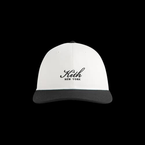 Kith Twill Two Tone New York Script Aaron Cap 'Black'