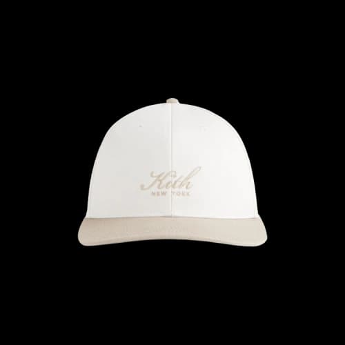 Kith Twill Two Tone New York Script Aaron Cap 'Canvas'