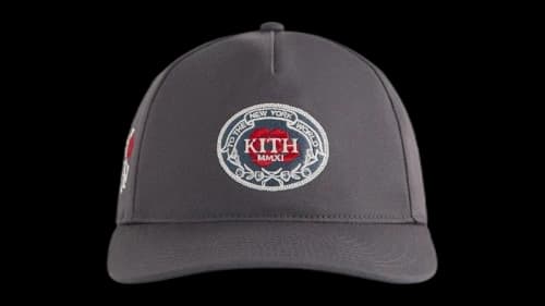 Kith Twill Bay Low Pinch Crown Snapback Black