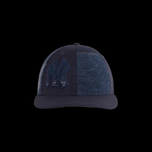 Kith x New Era For The New York Yankees Patchwork Wool 59FIFTY Low Profile Cap 'Nocturnal'