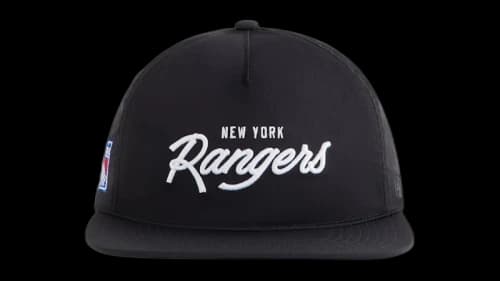 Kith x 47 Brand x The New York Rangers Nylon Hitch Snapback Black