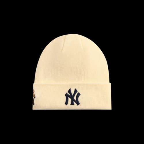 Kith x New Era For The New York Yankees Knit Beanie 'Sandrift'