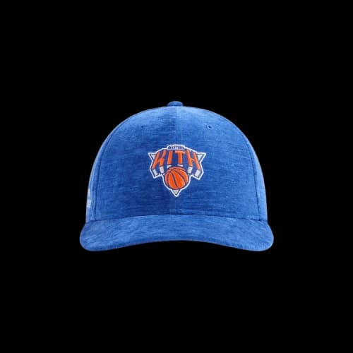 Kith x New Era For The New York Knicks Chenille 59fifty Low Profile Fitted Cap 'Royal'