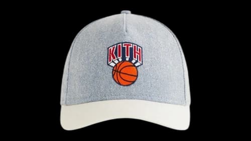 Kith x New Era x New York Knicks Two Tone 9Forty M Crown Snapback Mid Indigo