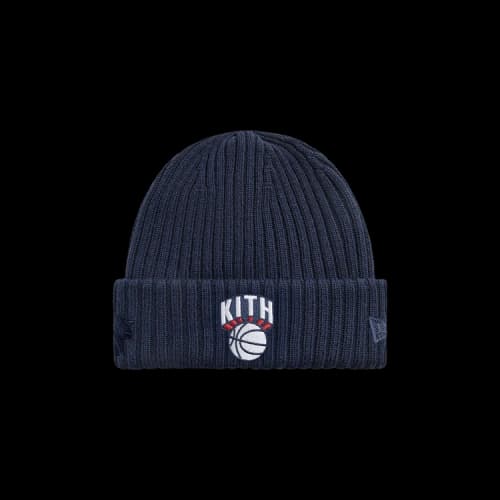 Kith x New Era For The New York Knicks Knit Beanie 'Nocturnal'