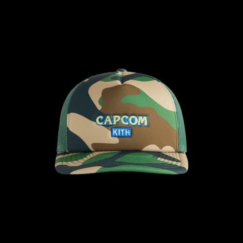 Kith x Capcom Nolan Trucker Hat 'Camo'