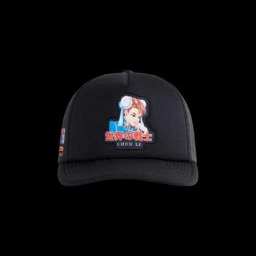 Kith x Capcom Chun Li Nolan Trucker Hat 'Black'