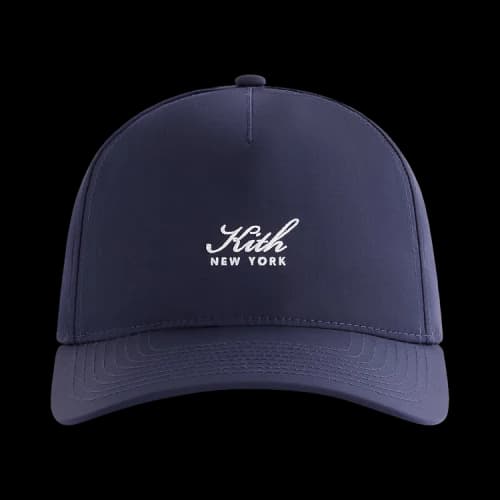 Kith Script Wrinkle Nylon Bay Low Pinch Crown Snapback 'Nocturnal'