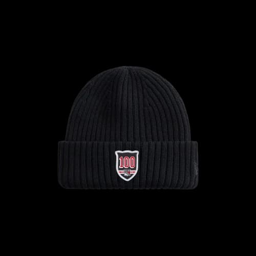 Kith x New Era For The New York Rangers Centennial Knit Beanie 'Black'