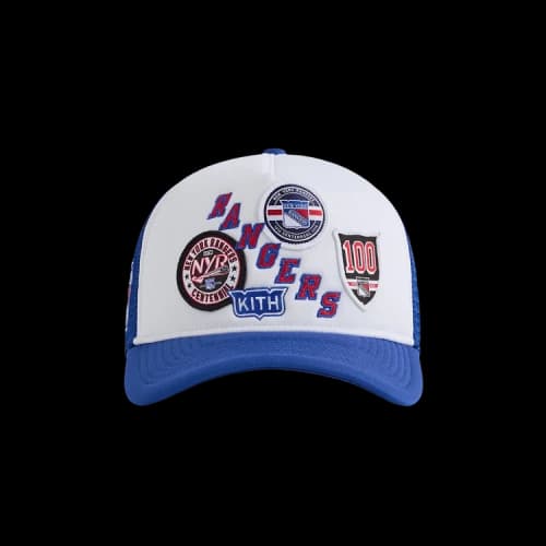 Kith x New Era For The New York Rangers 9forty Poly Foam Trucker Hat 'Cyclone'
