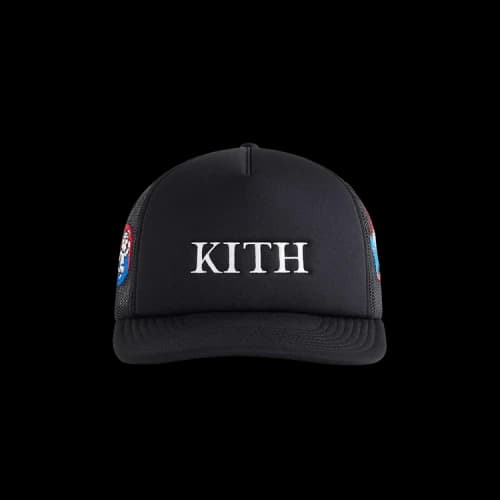 Kith For Olympics Heritage Poly Foam Nolan Trucker Hat 'Black'