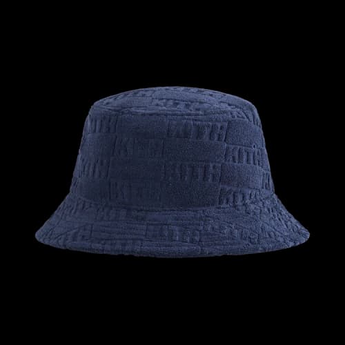 Kith Classic Logo Towel Terry Dawson Bucket Hat 'Nocturnal'