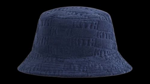 Kith Classic Logo Towel Terry Dawson Bucket Hat Nocturnal