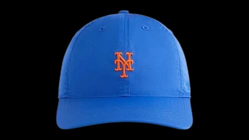 Kith x 47 Brand x New York Mets Nylon Mini Logo Aaron Classic Cap Lake