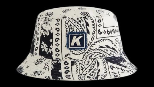 Kith Bandana Jacquard Dawson Bucket Hat Nocturnal