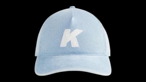 Kith Denim Bay Low Pinch Crown Snapback Light Indigo